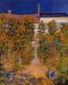 El jardín del artista en Vetheuil Claude Monet